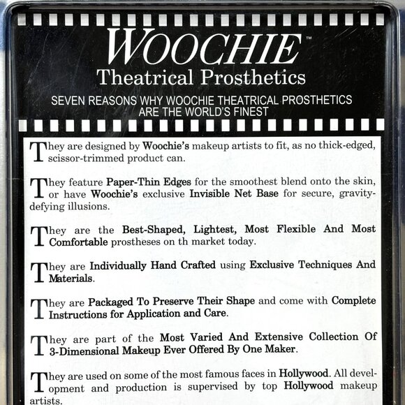 Cinema Secrets Woochie Theatrical Prosthetic Ghoulish Latex Appliance NWT NOS - Picture 7 of 8